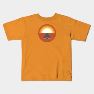 Sunset Landing Kids T-Shirt